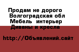 Продам не дорого  - Волгоградская обл. Мебель, интерьер » Диваны и кресла   